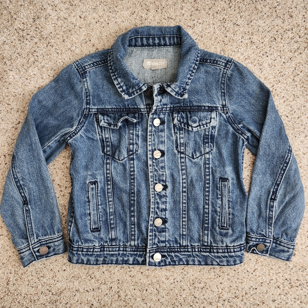 Tractr Denim Blue Kids Jacket